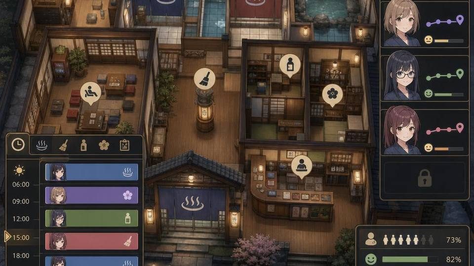 背德浴场 操作界面 场景图 1