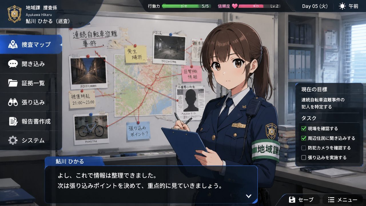 极道无赖EX 女警鮎川光 剧情互动 演示图