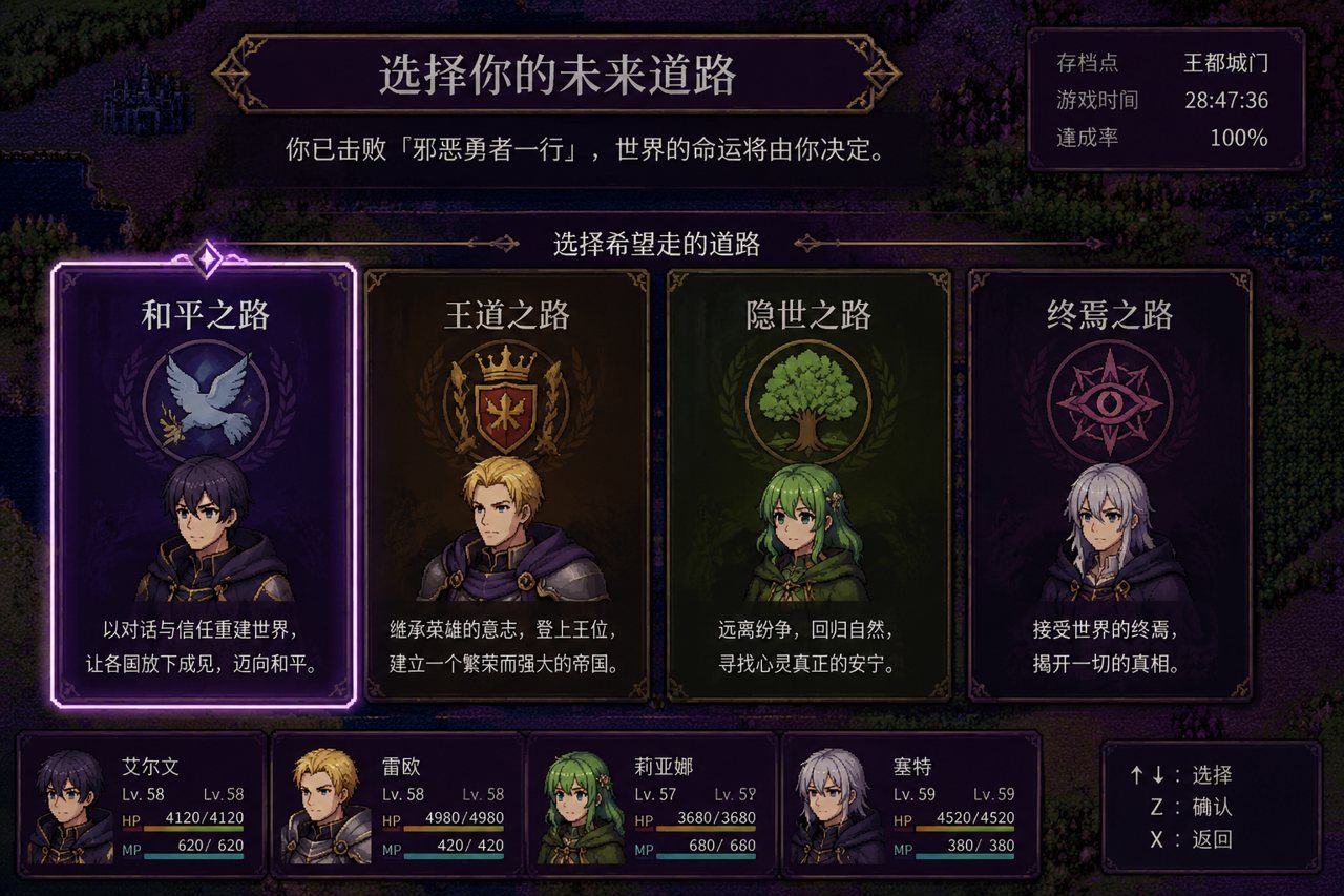邪恶勇者一行 章节事件 演示图 7