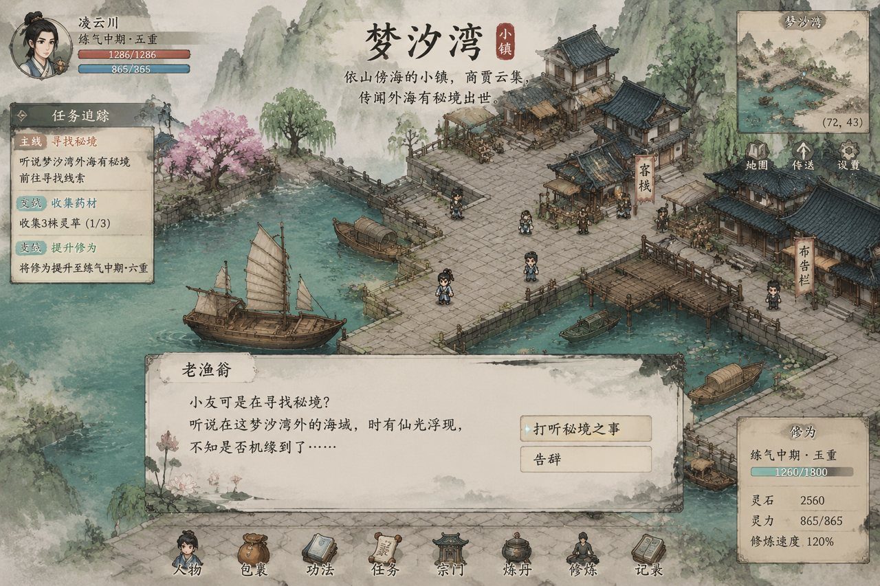谪仙索欢录 剧情互动 玩法截图 3