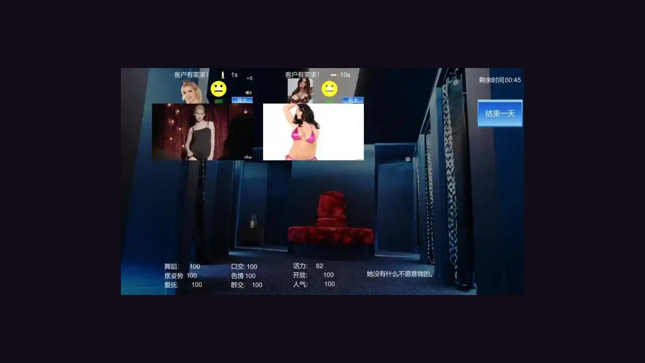 维纳斯脱衣舞俱乐部 角色路线 预览图 7