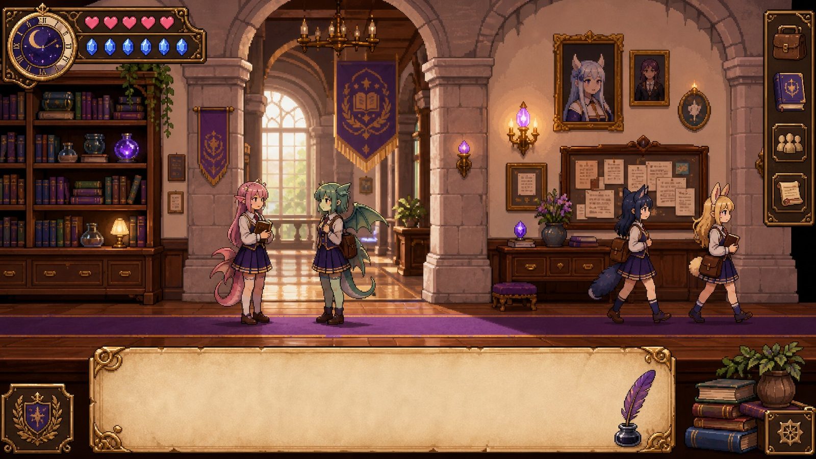 魔法兽娘学院MagicalMonster 故事片段 画面 3
